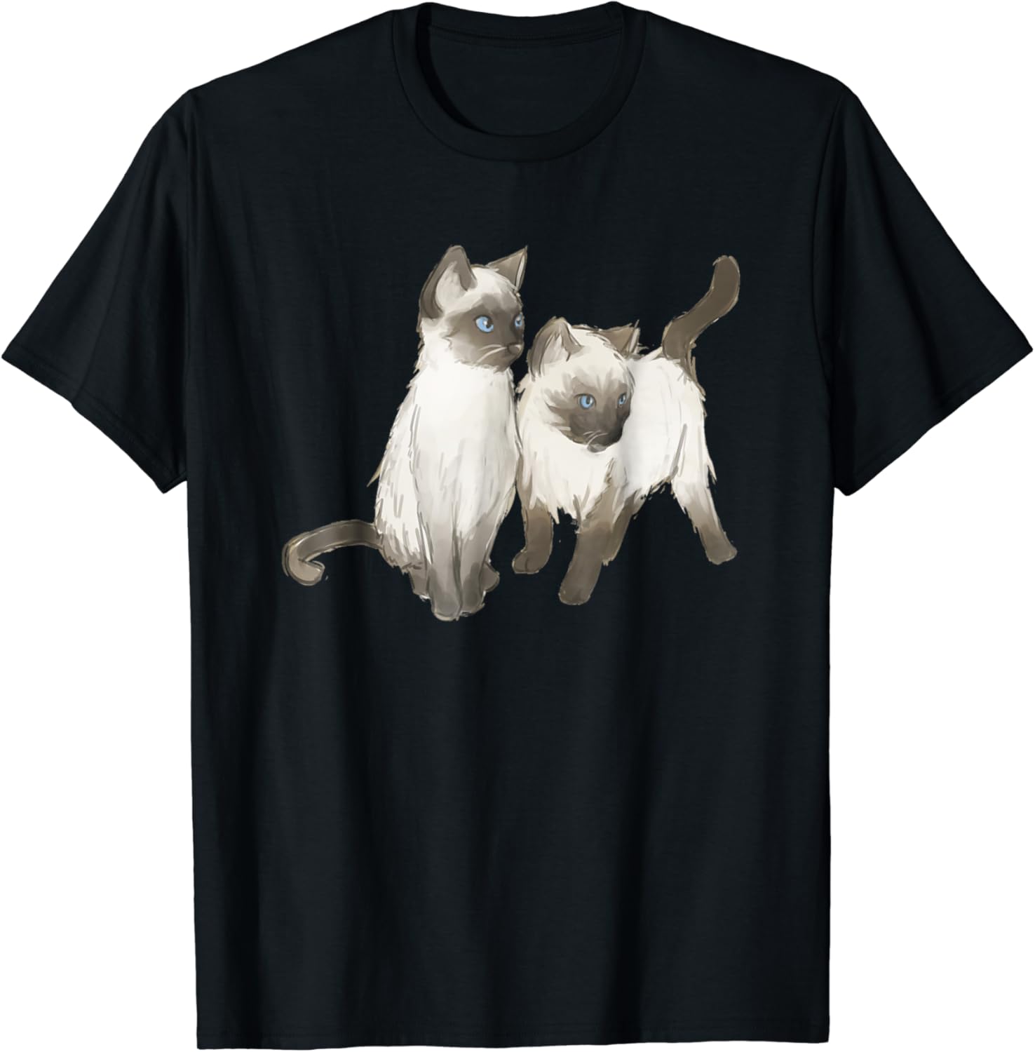 Siamese Cat Shirt Gift For Cat Lovers Clothing